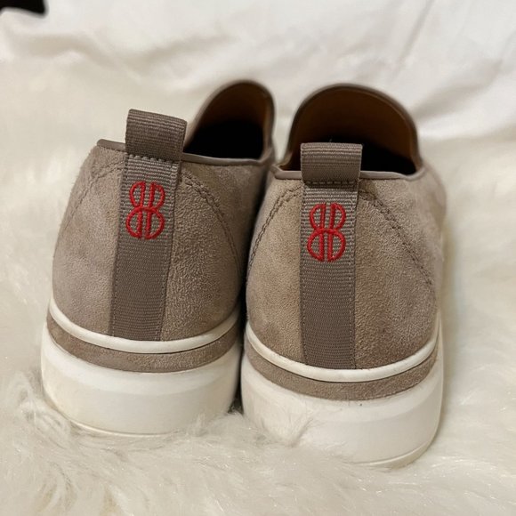 Bill Blass Sutton Suede Sneaker Center Size 9 tan - Picture 5 of 11